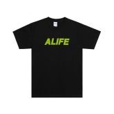 Alife Sonar Tee Black - Negro - Camiseta de manga corta