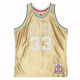 Mitchell & Ness Boston Celtics Larry Bird 75th Gold Swingman Jersey - Multicolor - Jersey
