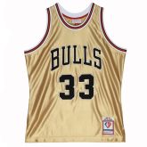 Mitchell & Ness Chicago Bulls Scottie Pippen 75th Gold Swingman Jersey - Multicolor - Jersey