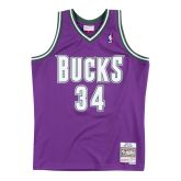 Mitchell & Ness NBA Milwaukee Bucks Ray Allen Swingman Jersey - Morado - Jersey