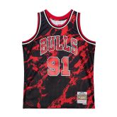 Mitchell & Ness NBA Chicago Bulls Dennis Rodman Team Marble Swingman Jersey - Negro - Jersey
