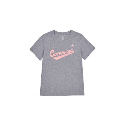 Converse Center Front Nova Classic Tee - Gris - Camiseta de manga corta