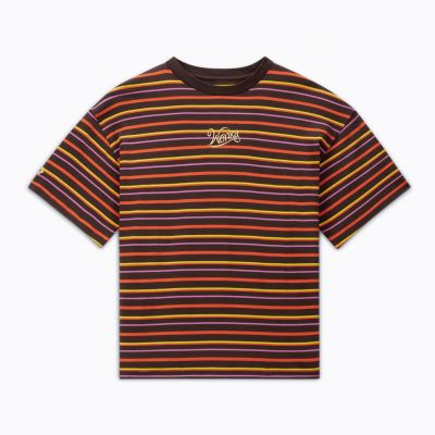 Converse x Wonka Striped Tee - Marrón - Camiseta de manga corta