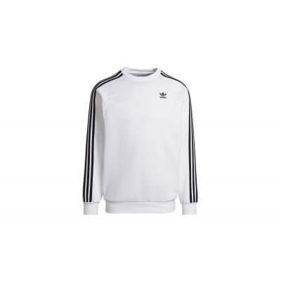 adidas Adicolor Classics 3-Stripes Crewneck Sweatshirt - Blanco - Hoodie