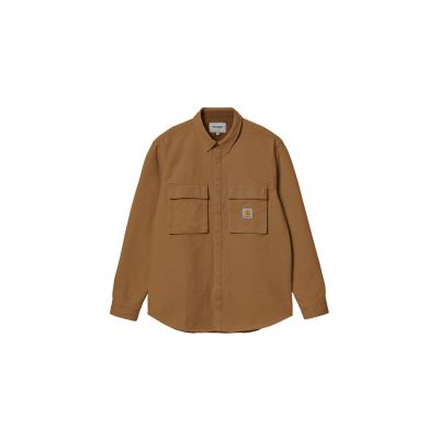 Carhartt WIP Monterey Shirt Jac Hamilton Brown - Marrón - Chaqueta