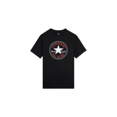 Converse Center Front Chuck Taylor Tee - Negro - Camiseta de manga corta