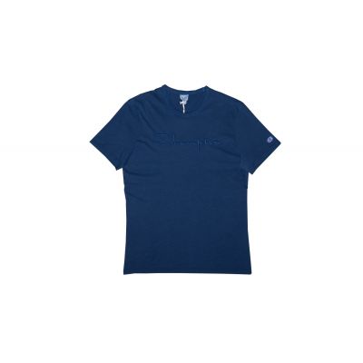 Champion Crewneck T-Shirt - Azul - Camiseta de manga corta