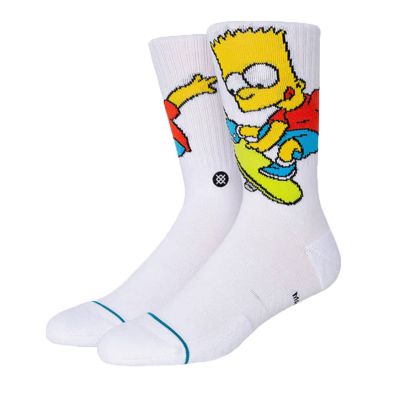 Stance x The Simpsons Bart Simpson Socks - Blanco - Calcetines