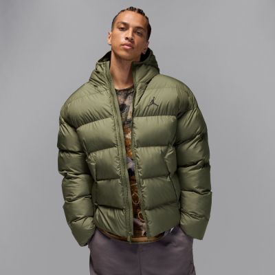 Jordan Brooklyn Therma-FIT Puffer Jacket Medium Olive - Verde - Chaqueta