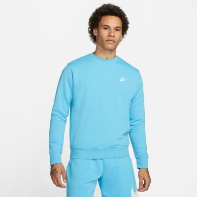 Nike Sportswear Club Crewneck Baltic Blue - Azul - Hoodie