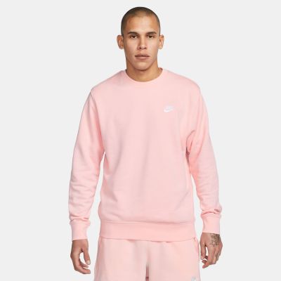 Nike Sportswear Club Crewneck Pink Bloom - Rosa - Hoodie