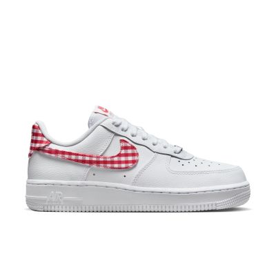 Nike Air Force 1 '07 "Red Gingham" Wmns - Blanco - Zapatillas