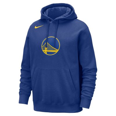 Nike NBA Golden State Warriors Club Pullover Hoodie Rush Blue - Azul - Hoodie