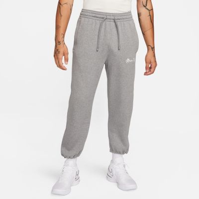 Nike LeBron Open Hem Fleece Pants Carbon Heather - Gris - Pantalones
