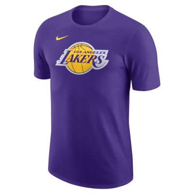 Nike NBA Los Angeles Lakers Essential Logo Tee Field Purple - Morado - Camiseta de manga corta