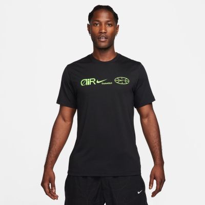 Nike Dri-FIT Verbiage Tee Black - Negro - Camiseta de manga corta