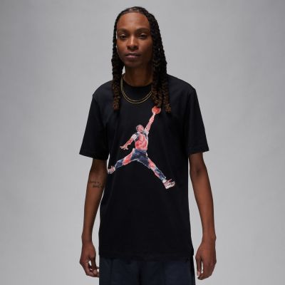 Jordan Brand Watercolour Tee - Negro - Camiseta de manga corta