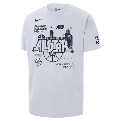 Nike NBA 2024 All-Star Weekend Tee White - Blanco - Camiseta de manga corta