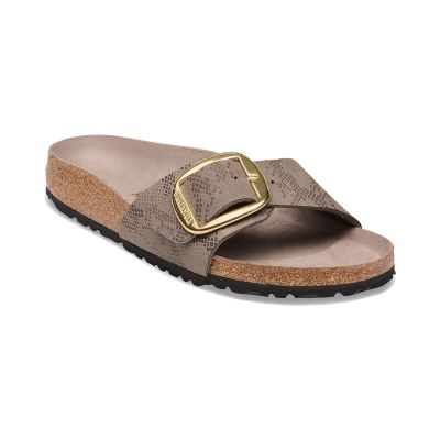Birkenstock Madrid Big Buckle Synthetics Regular Fit SYN Python Gray Taupe - Gris - Sandalias Birkenstock Madrid Big Buckle Synthetics Regular Fit SYN Python Gray Taupe - Gris - Sandalias