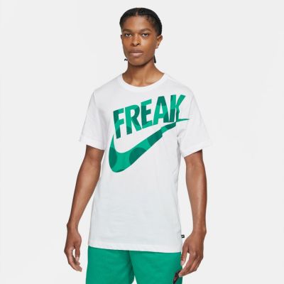 Nike Dri-Fit Giannis "Freak" Basketball Printed Tee - Blanco - Camiseta de manga corta