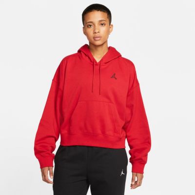 Jordan Essentials Wmns Fleece Red - Rojo - Hoodie