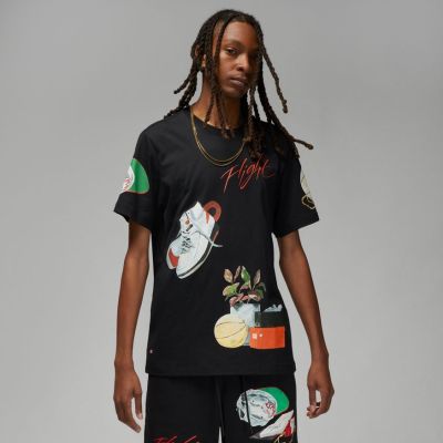 Jordan Artist Series by Jacob Rochester Tee Black - Negro - Camiseta de manga corta