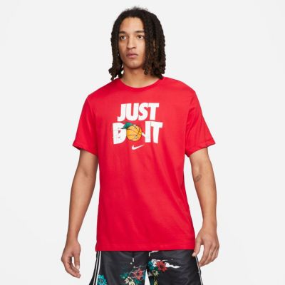 Nike "Just Do It" Basketball Tee Red - Rojo - Camiseta de manga corta