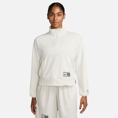 Nike Dri-FIT Swoosh Fly Wmns 1/4 Zip Basketball Sweatshirt - Blanco - Hoodie Nike Dri-FIT Swoosh Fly Wmns 1/4 Zip Basketball Sweatshirt - Blanco - Hoodie