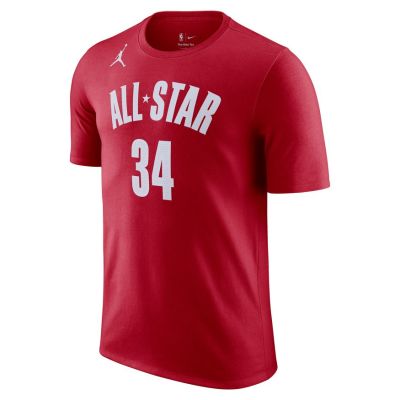 Jordan NBA All-Star Giannis Antetokounmpo Tee Gym Red - Rojo - Camiseta de manga corta