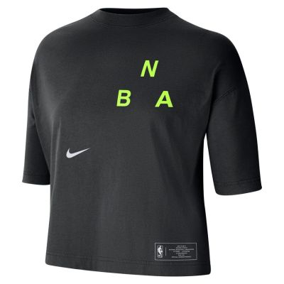 Nike NBA Team 31 Essential Wmns Tee - Negro - Camiseta de manga corta
