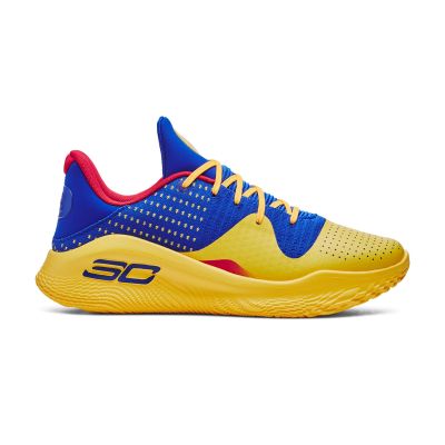Under Armour Unisex Curry 4 Low FloTro - Azul - Zapatillas
