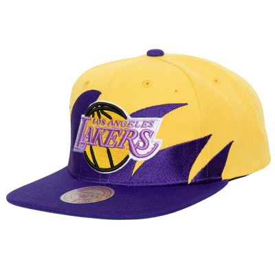 Mitchell & Ness NBA Sharktooth Snapback HWC Los Angeles Lakers - Amarillo - Gorra