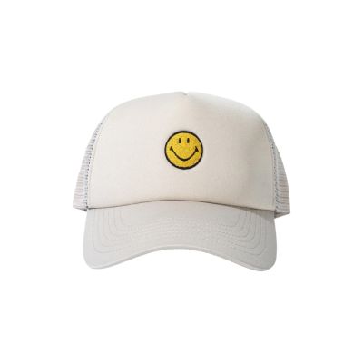 Market Smiley Studios Trucker Hat Wood Ash - Blanco - Gorra