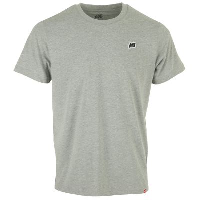 New Balance Small Logo Tee Grey - Gris - Camiseta de manga corta