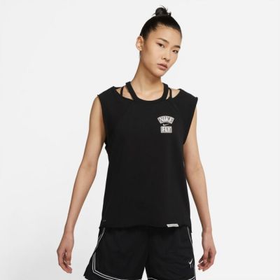 Nike Standard Issue "Queen Of Courts" Wmns Basketball Top - Negro - Camiseta de manga corta