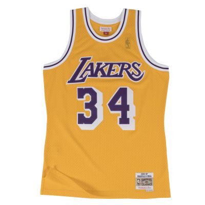 Mitchell & Ness LA Lakers Shaquille O´neil NBA Swingman Jersey - Amarillo - Jersey