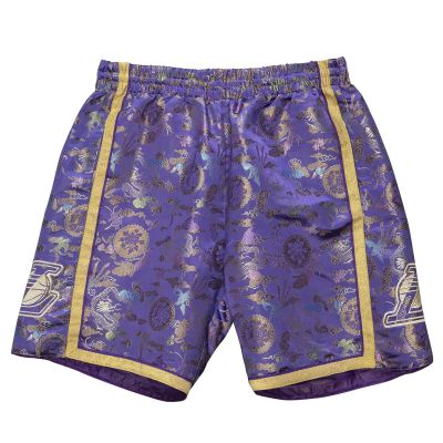 Mitchell & Ness Lunar New Year Swingman Shorts Los Angeles Lakers Purple - Morado - Pantalones cortos