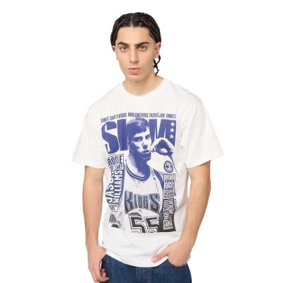 Mitchell & Ness NBA Gradient Kings Slam Tee - Blanco - Camiseta de manga corta