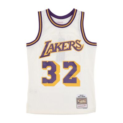 Mitchell & Ness NBA La Lakers Magic Johnson Off White Team Color Swingman Jersey - Blanco - Jersey