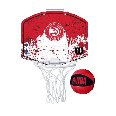 Wilson NBA Team Mini Hoop Atlanta Hawks - Rojo - Accesorios