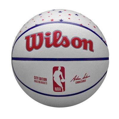 Wilson 2023 NBA Team City Collection Houston Rockets Size 7 - Blanco - Bola