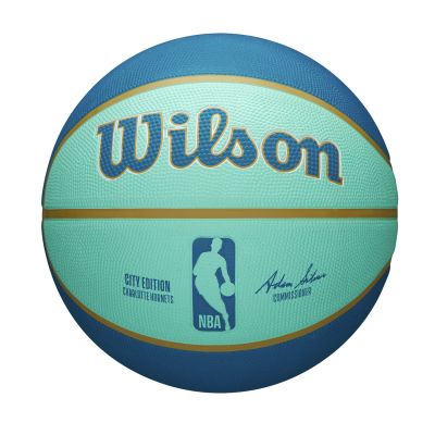Wilson 2023 NBA Team City Edition Charlotte Hornets Size 7 - Verde - Bola