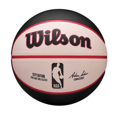 Wilson 2023 NBA Team City Edition Portland Trail Blazers Size 7 - Blanco - Bola